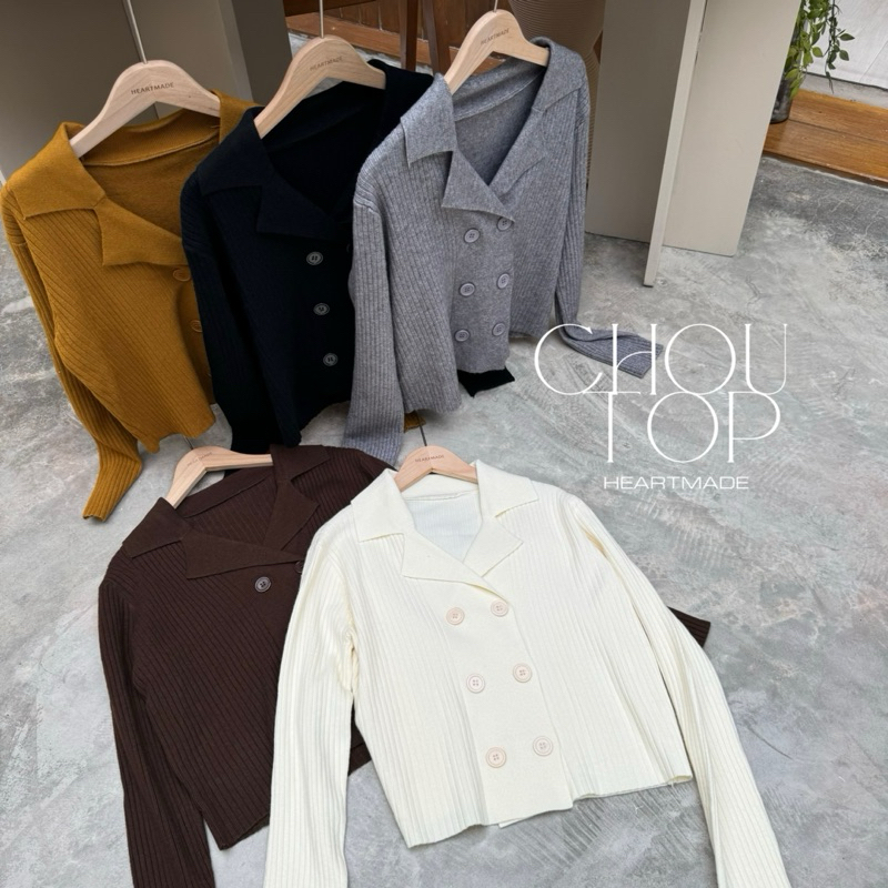 Chou Top 01 (เสื้อไหมพรม ผ้านุ่มนิ่ม ใส่สบายมาก) | Shopee Thailand