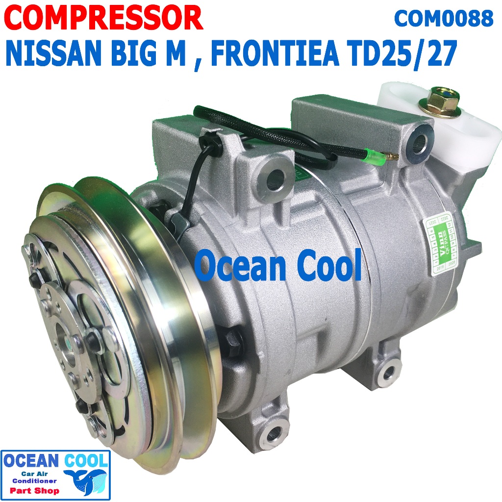 คอมเพลสเซอร์ นิสสัน ฟรอนเทียร์ เครื่อง 2.5 , 2.7 TD25 ,TD27 COM0088 ...
