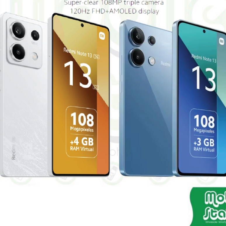 [New]Note 13 8GB+256G กล้อง 108MP จอ120Hz AMOLED l Redmi Note 13 5G จอ ...