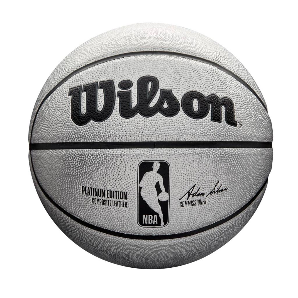 WILSON NBA PLATINUM EDITION ลูกบาสเกตบอล PU 100% Size 7 WZ4029001XB7 ...