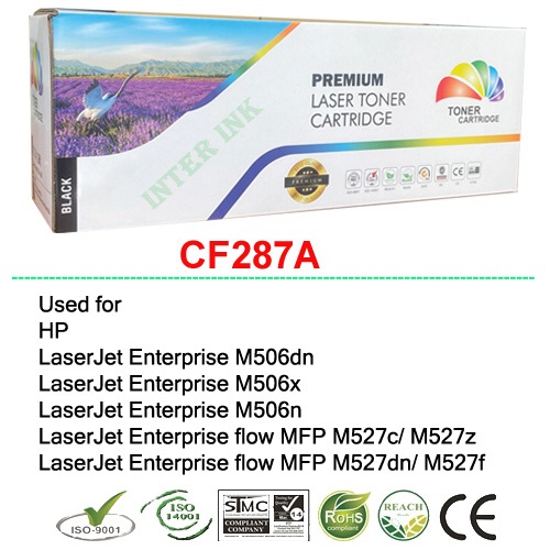 หมึกพิมพ์ LaserJet Pro M501dn (CF287A) สีดำ Color Box | Shopee Thailand