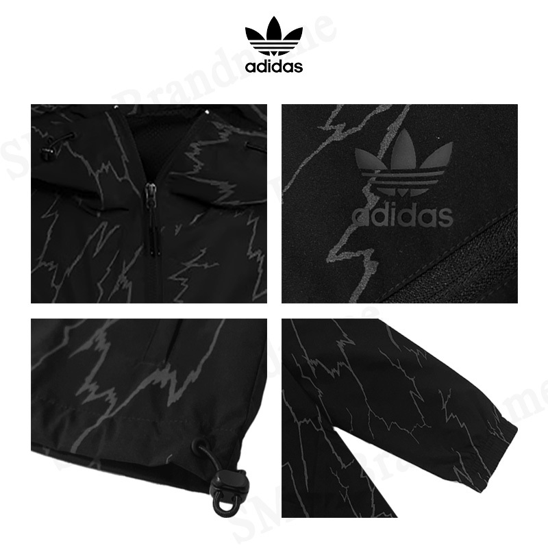 Adidas เสื้อแจ๊คเก็ต รุ่น Montreal Allover Print Windbreaker Code ...
