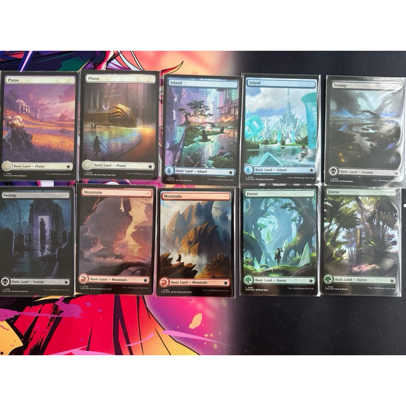 Basic land ธรรมดาและ Foil เลือกแบบ การ์ด Magic The Gathering ของแท้ จาก ...