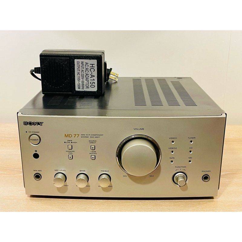 SONY MD 77　プリメインアンプ　TA-MS77 ステレオ工房 ポニー：SONY_TA-MS77_001