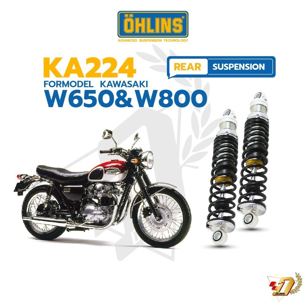 325 mm)โช๊คหลัง OHLINS KA224 สำหรับ KAWASAKI W650/W800 ของแท้