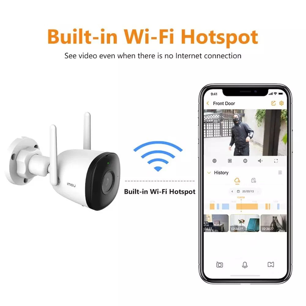 ⚡️กล้องวงจรปิดไร้สาย Dahua IMOU Bullet 2C (IPC-F22P) 1080P WiFi 3.6mm ...