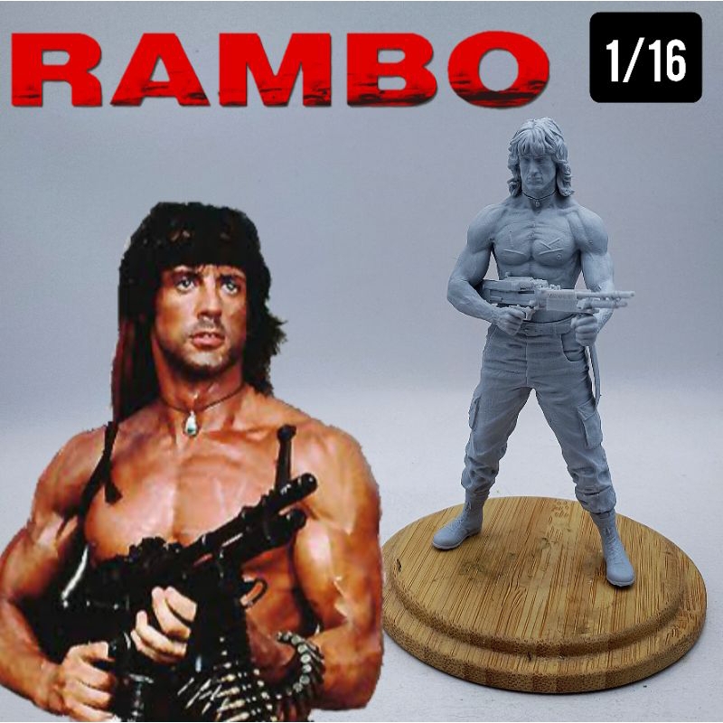 1/16 Rambo model resin แรมโบ้ พร้อมส่ง | Shopee Thailand