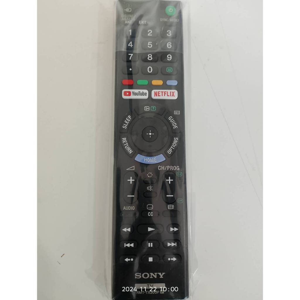 รีโมททีวี Sony แท้ RMT-TX300P ของแท้100% สำหรับ Sony Bravia Smart TV ...