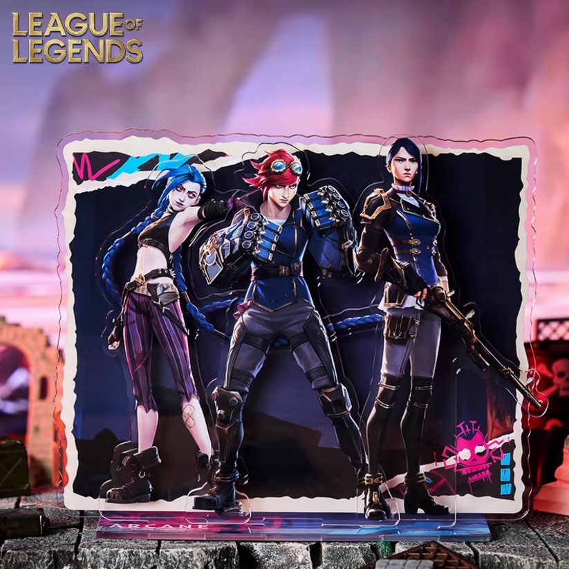 สแตนดี้ ซีรีส์ Arcane ลิขสิทธิ์แท้ League of Legends (LOL) Jinx Vi ...