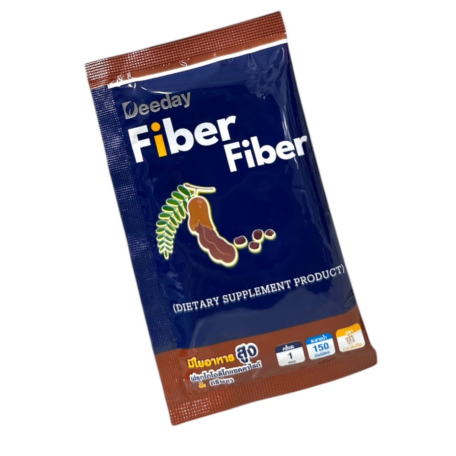 Deeday fiber ผงรสชาติมะขาม ใยอาหารสูง 1 ซอง | Shopee Thailand