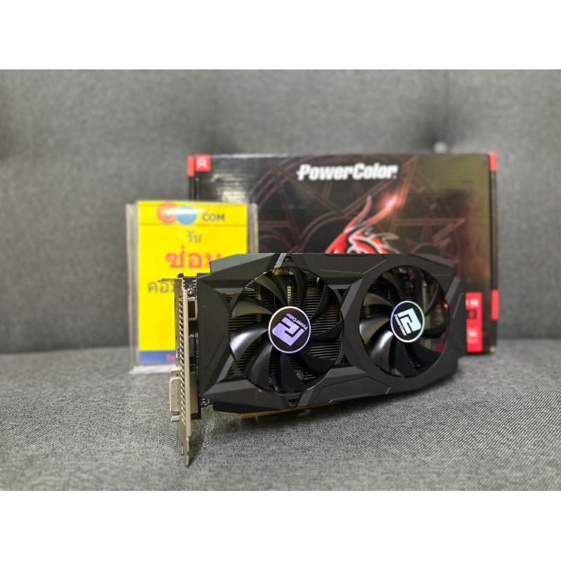 การ์ดแสดงผล PowerColor Radeon RX 580 8GB GDDR5(มือสอง) | Shopee Thailand