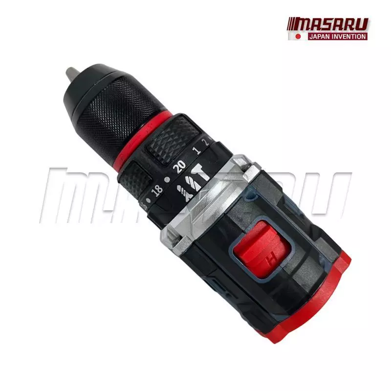MASARU รุ่น SCDH-125 แรงบิด 60 N.m สว่านกระแทกไร้สาย 3 ระบบ มอเตอร์ Brushless พร้อม ดอกสว่าน อุปกรณ์ครบกล่อง สว่านไฟฟ้า