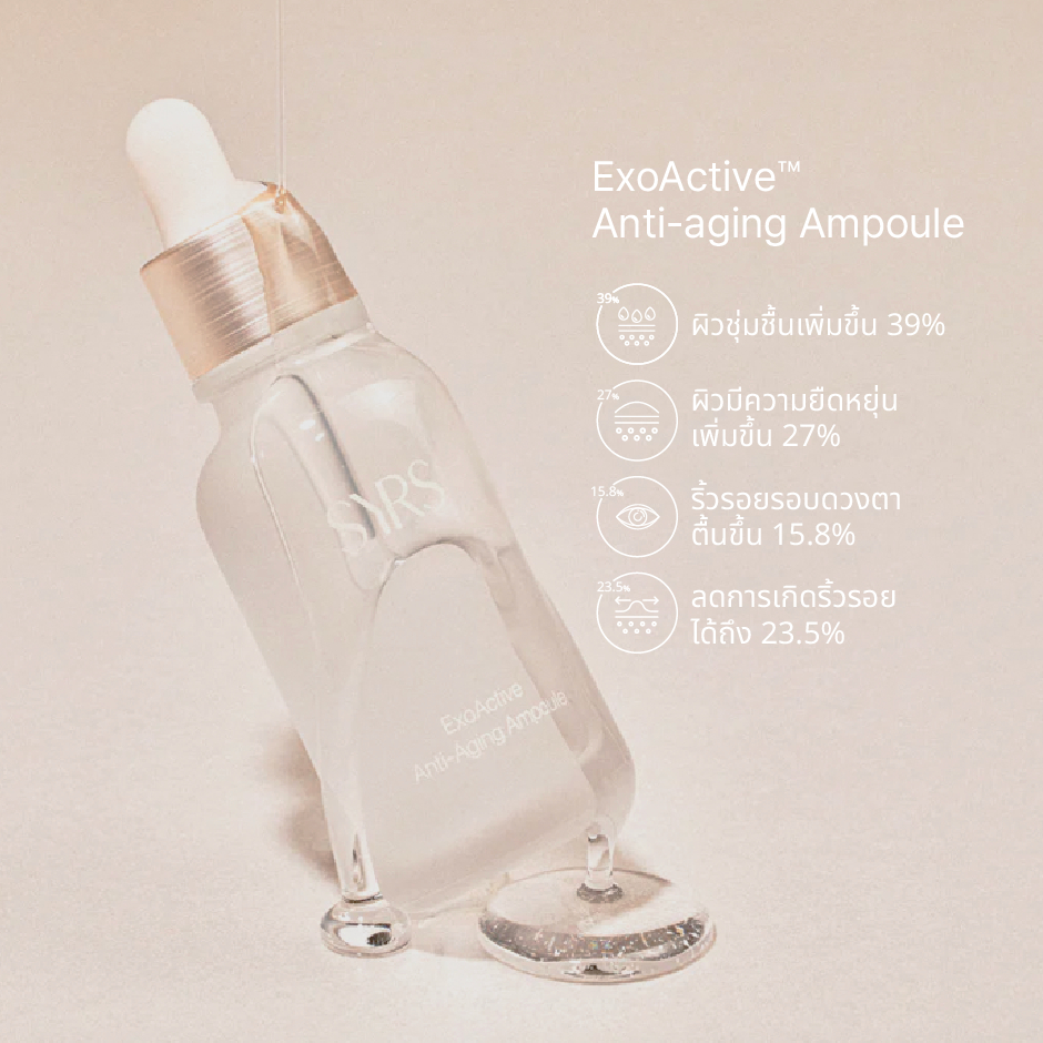 SYRS ExoActive™ Anti-aging Ampoule แอมพูล ต่อต้านริ้วรอย และ คืน