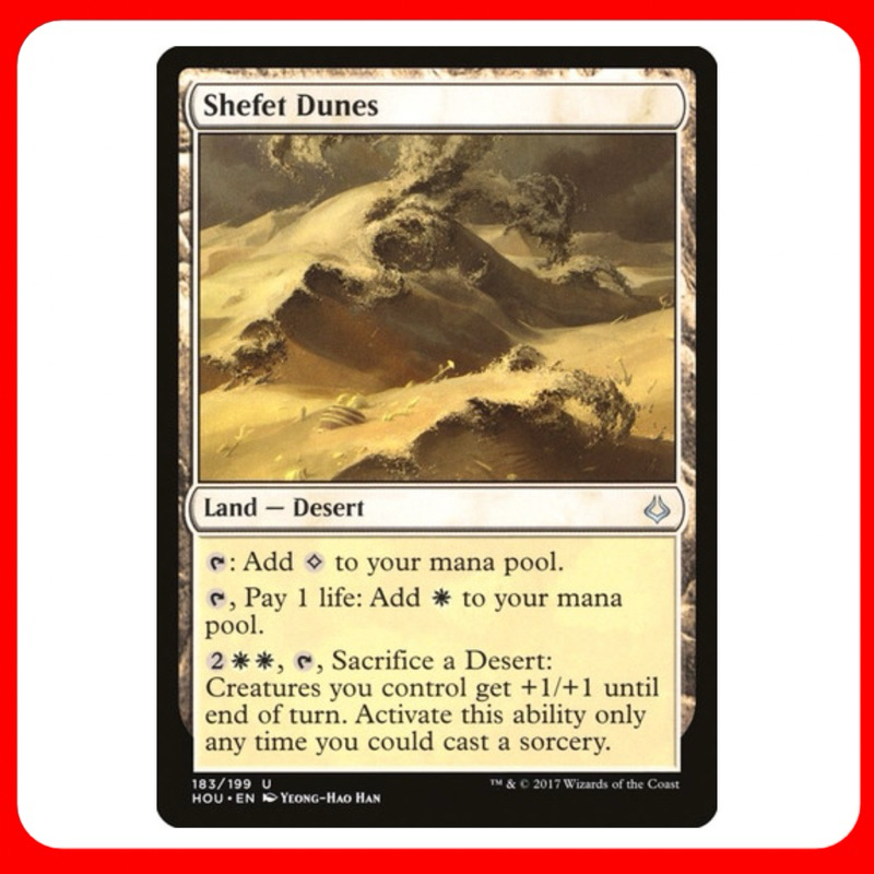 [MTG] Shefet Dunes [OTC] [LAND] [UNCOM] [NORMAL] [ENG] (การ์ดเมจิค ...