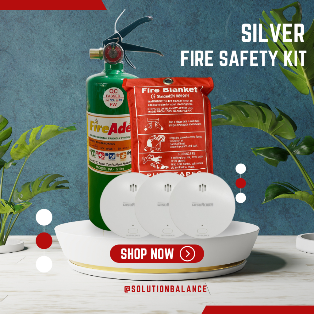 Green Silver Fire Safety Kit | Shopee Thailand
