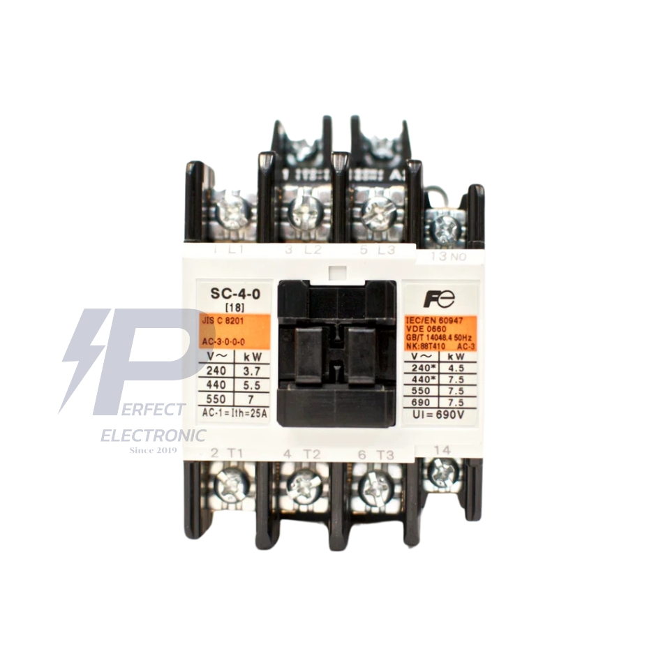 SC-4-0 FUJI Magnetic Contractor 3 Phase แมกเนติกคอนแทคเตอร์สามเฟส 16A/7 ...