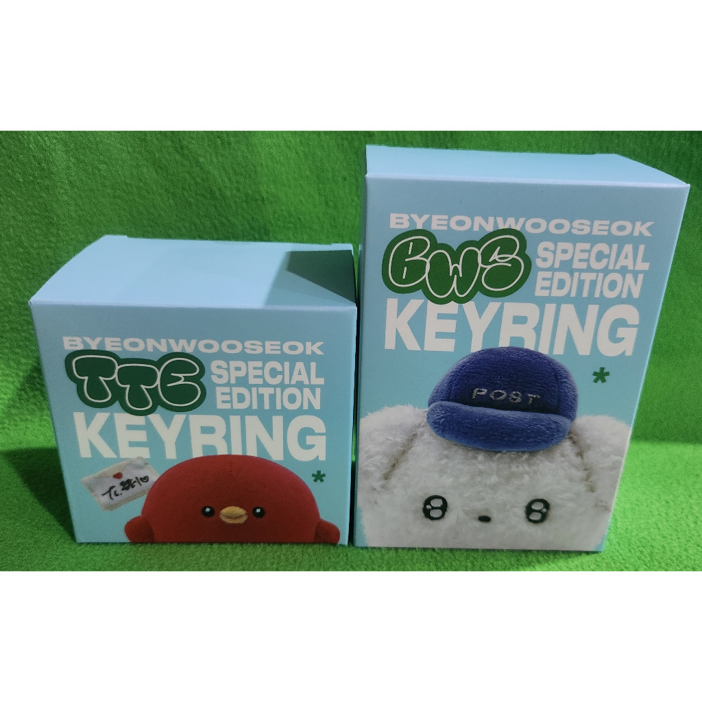 พร้อมส่ง Byeon Woo Seok BWS & TTE Keyring ขายคู่กัน ไม่ขายแยก | Shopee ...