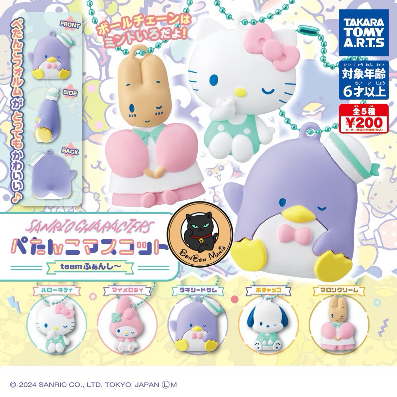 [แบบแยก-เลือกตัวได้]Gachapon Sanrio Characters Mascot Team Fancy set