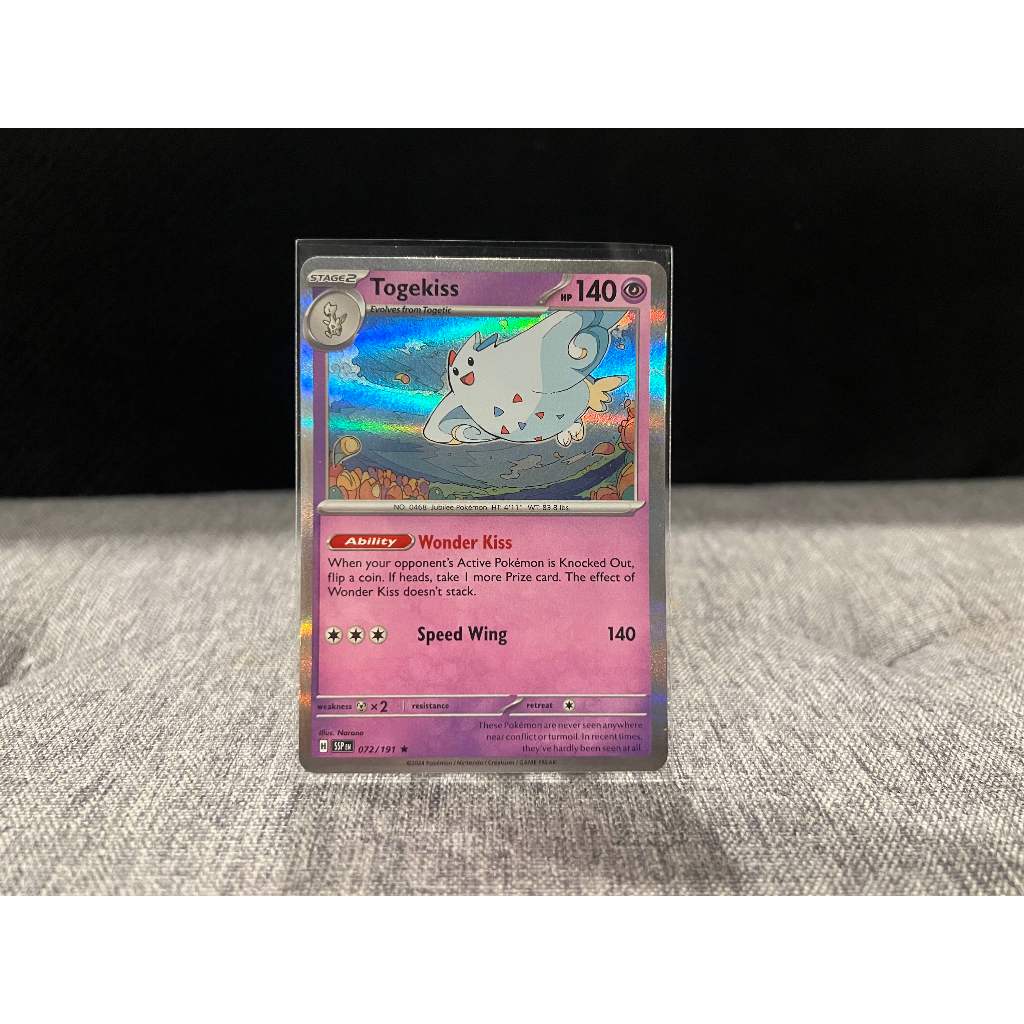 Togekiss Holographique - Surging Sparks - SSPFR Pokémon Card 072/191