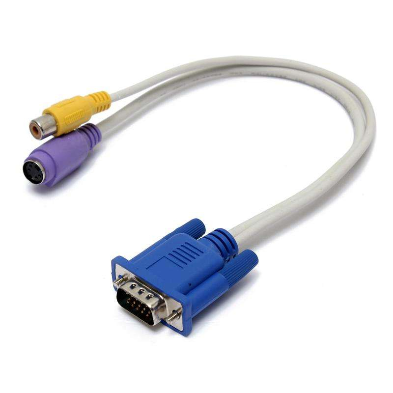 สายเชื่อมต่อ VGA TO AV+SVDO Cable VGA TO AV | Shopee Thailand