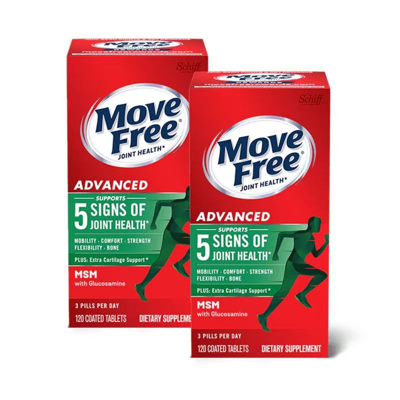 Schiff Move Free Advanced Plus MSM 120 tablet บำรุงข้อต่อ เพื่อการ ...
