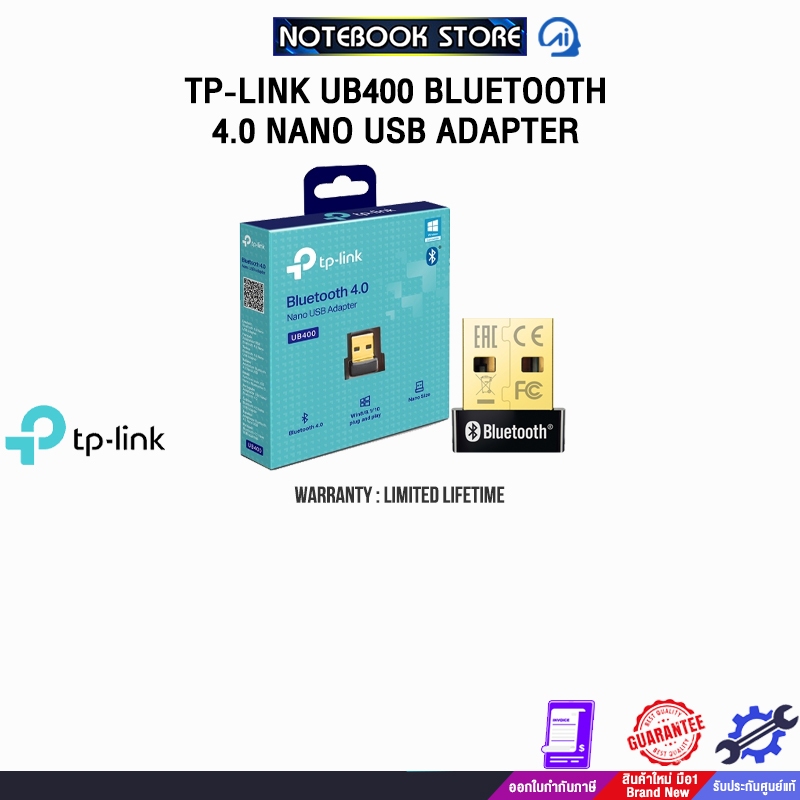 TP-LINK UB400 BLUETOOTH 4.0 NANO USB ADAPTER /ประกัน LIFETIME | Shopee ...