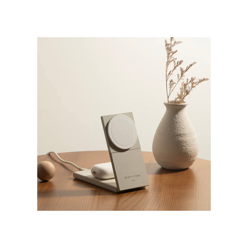 แท่นชาร์จ Native Union Rise 2in1 Qi2 Wireless Charger-Black ...