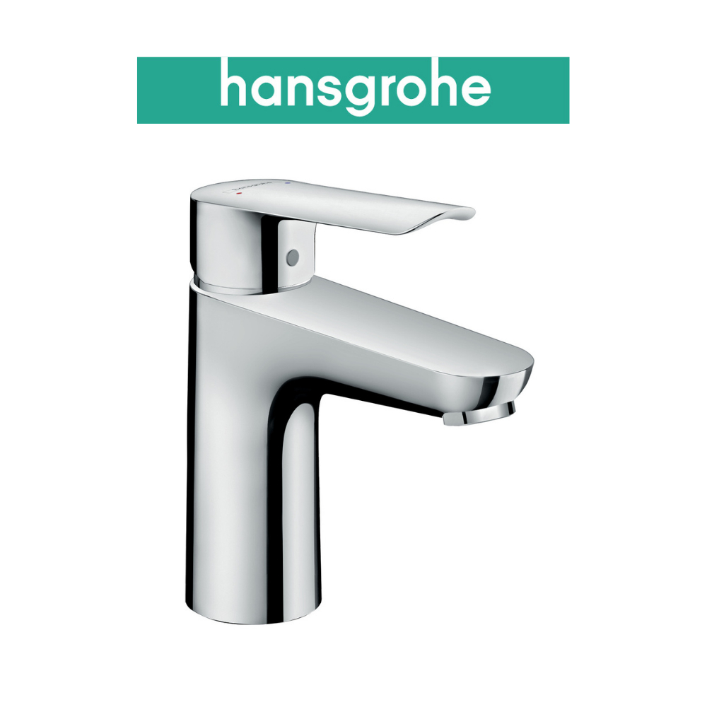 Hansgrohe Logis E ก๊อกผสมอ่างล้างหน้า 100 มม. แบบก้านโยก พร้อมสะดืออ่าง ...
