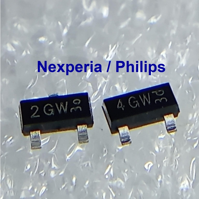 10ชิ้น (มีตัวเลือก) Original BC850C BC860C 2GW 4GW SOT-23 Nexperia/NXP ...