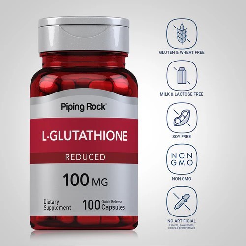 piping rock glutathione PipingRock L-Glutathione (Reduced) 100 mg. (100Capsules) กลูตาไธโอน Can anyone vouch legitimacy
