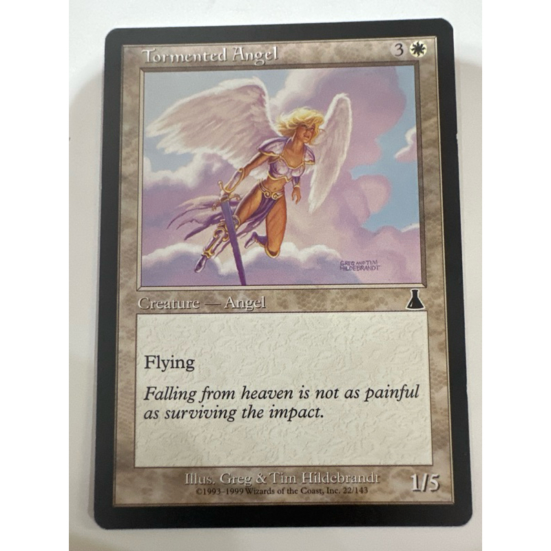 Urza's Destiny: Tormented Angel ของแท้พร้อมส่ง MTG Magic the gathering ...
