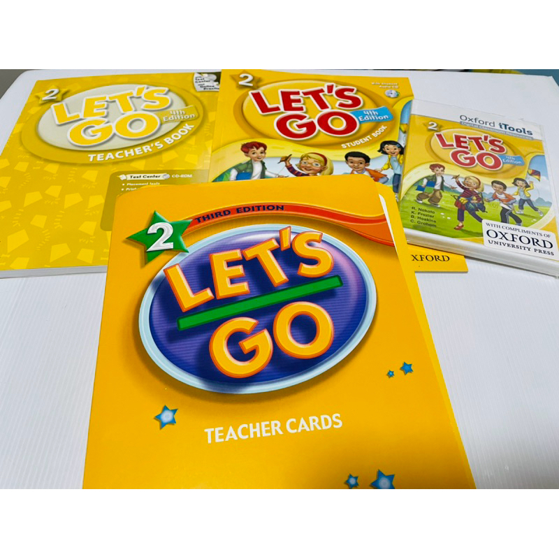 แท้ สภาพดี แบบเรียน+คู่มือครู+Cards+CD ITools ภาษาอังกฤษ Let’s Go ป.2 ...