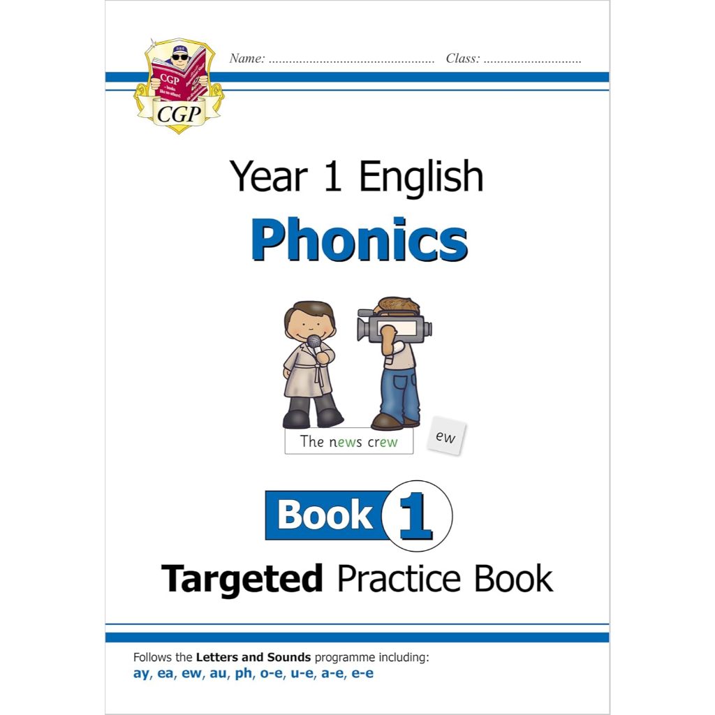 KS1 English Targeted Practice Book: Phonics - Year 1 Book 1 | Shopee