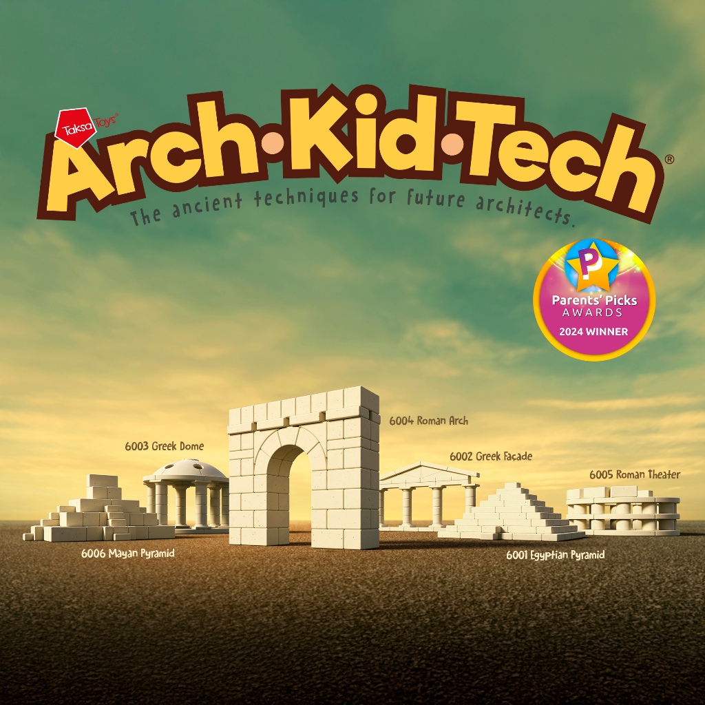 TaksaToys Arch-Kid-Tech Building Blocks Set ตัวต่อสถาปัตยกรรม เสริม ...