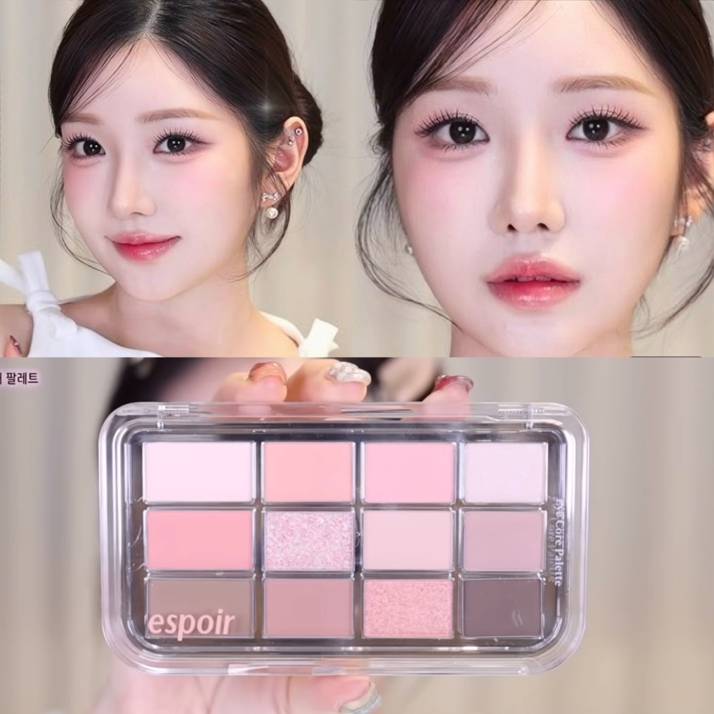 (คิ้ว+อายแชโดว์+อายไลเนอร์+ดอลลี่อาย) espoir eye core palette ของแท้จาก ...