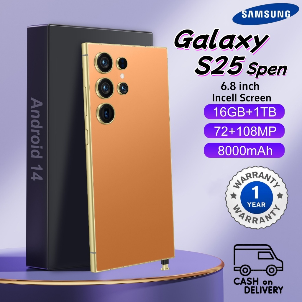 【COD】SAMSUNG Galaxy S25 Spen 5Gสมาร์ทโฟน ราคาถูก 6.8นิ้ว 16GB+512GB/1TB ...