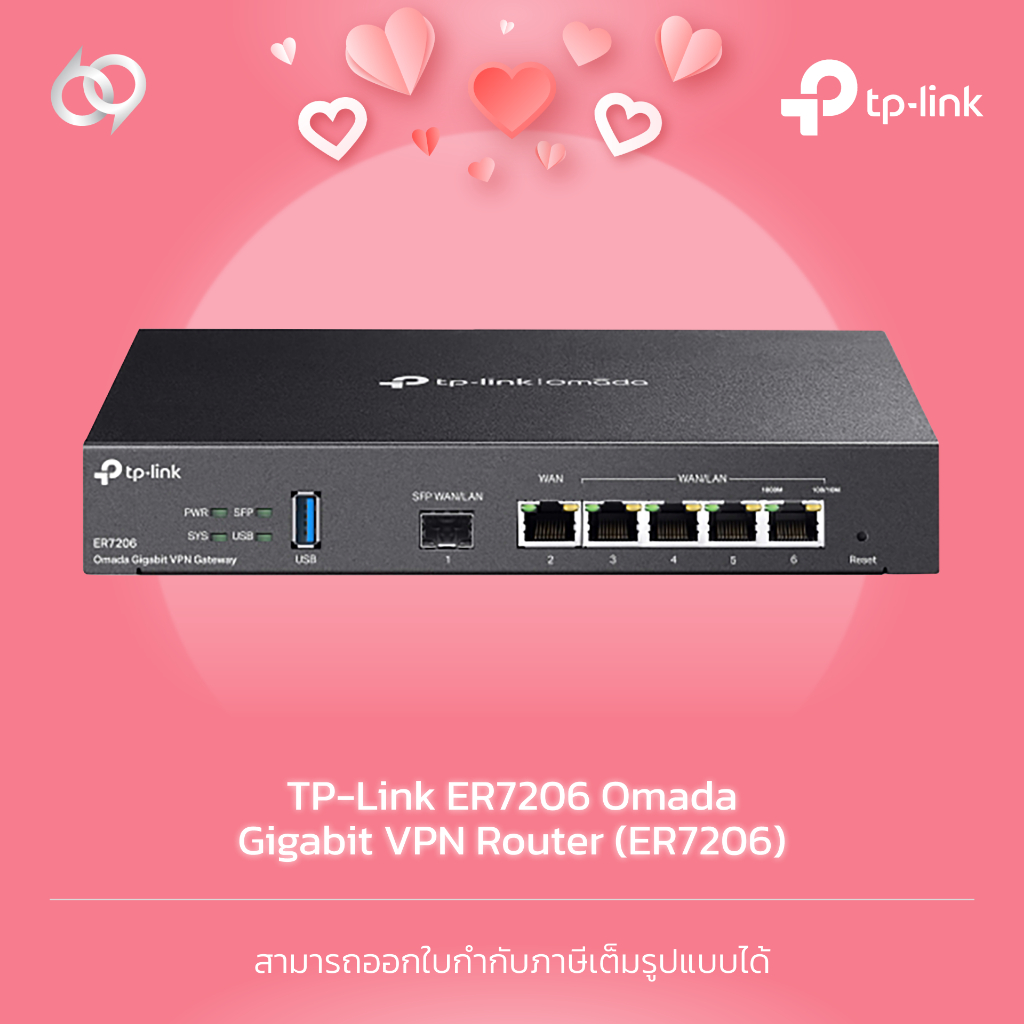 TP-Link ER7206 Omada Gigabit VPN Router (ER7206) | Shopee Thailand