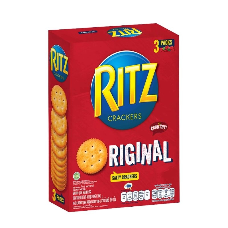 Ritz Original Salty Crackers 300g - ริทซ์ แครกเกอร์ ดั้งเดิมรสเค็ม ขนาด ...