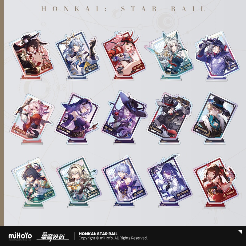 [ พร้อมส่ง / Official ] Honkai : Star Rail Interstellar Journey Acrylic ...