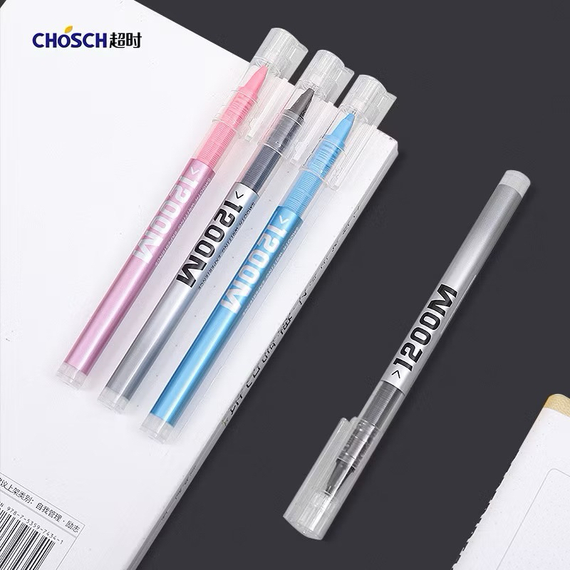 ปากกาเจล 1200M 0.5mm Liquid Roller Chosch R458 Gel pen จำนวน 1 ด้าม ...