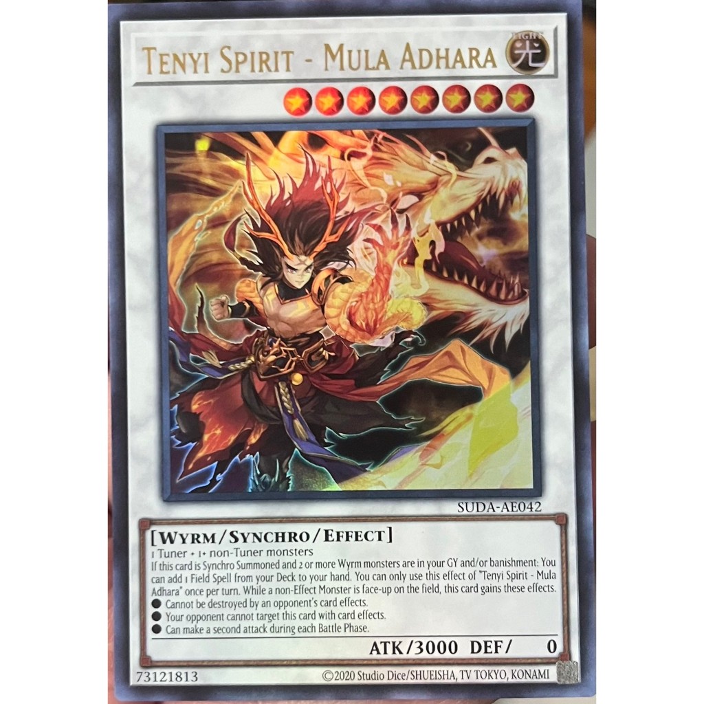 Yugioh Asia-Eng [SUDA-AE042] Tenyi Spirit - Mula Adhara (Ultra Rare ...