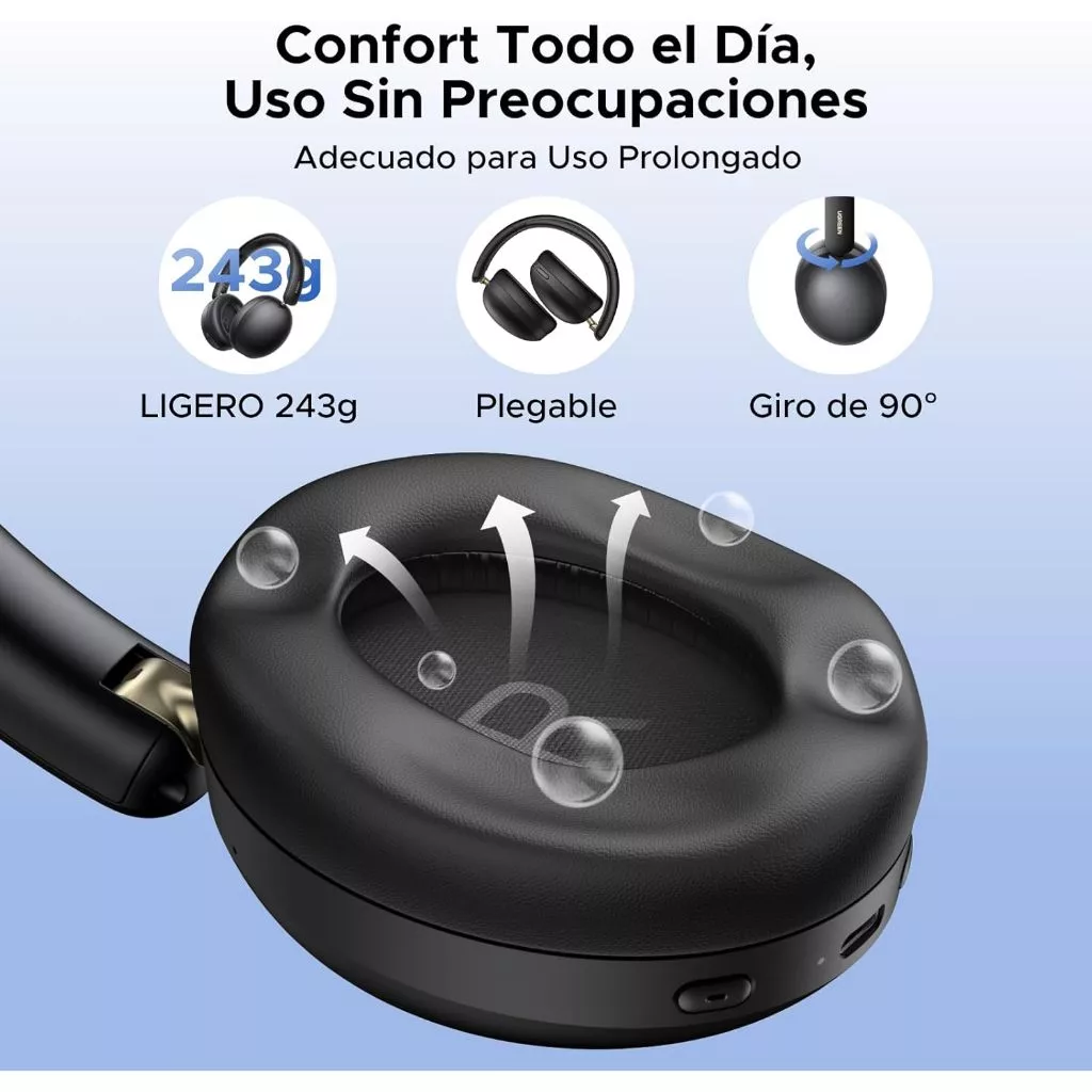 UGREEN HiTune Max 2 รุ่น HP205 หูฟังบลูทูธ Bluetooth 5.4 หูฟังไร้สาย ENC Headphones เชื่อมต่อ 2 อุปกรณ์พร้อมกัน