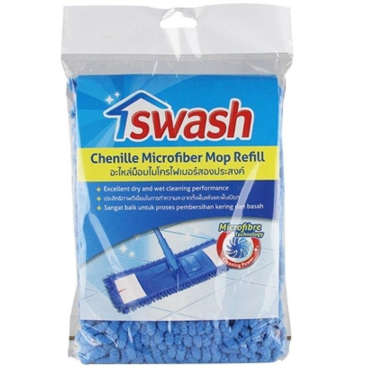 ไม้ม็อบ อุปกรณ์ อะไหล่ม็อปดันฝุ่นไมโครไฟเบอร์ SWASH อุปกรณ์ทำความสะอาด ...