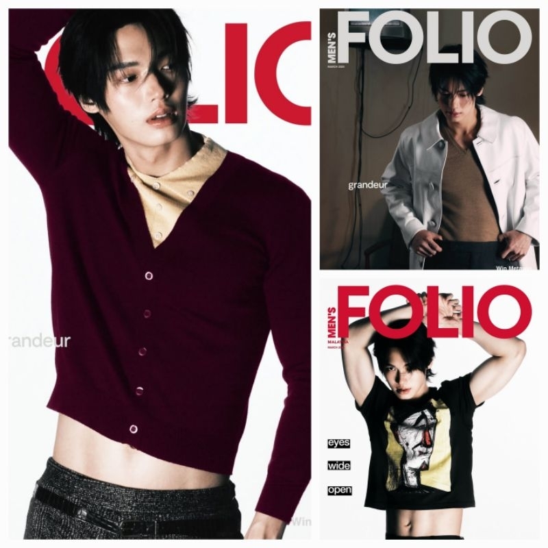 😍พร้อมส่งแล้วจ้า😍 นิตยสาร Men's​ Folio​ Singapore​ / Malaysia