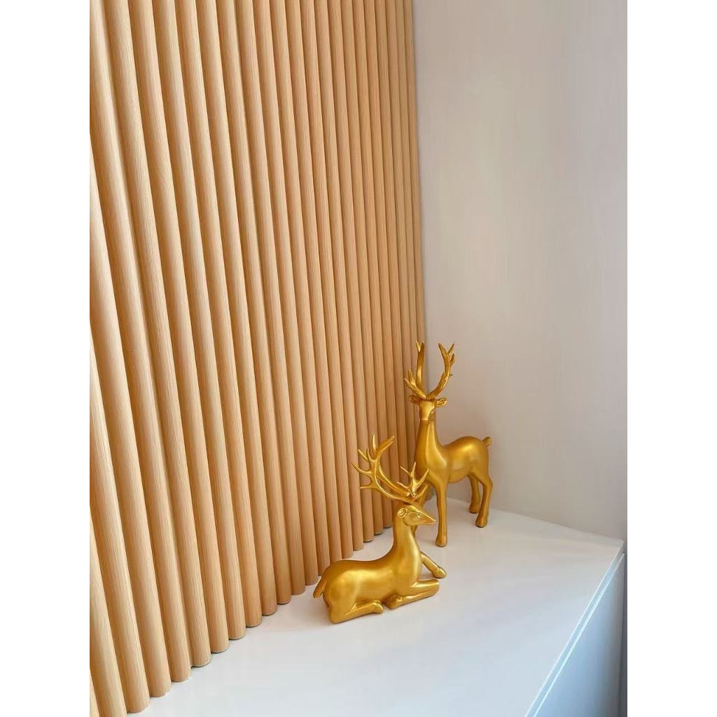 【ส่งแผ่นเต็ม2.9ม.】ไม้ระแนงเทียมตกแต่งผนัง ระแนงไม้WPC Interior ไม้ระแนง ...