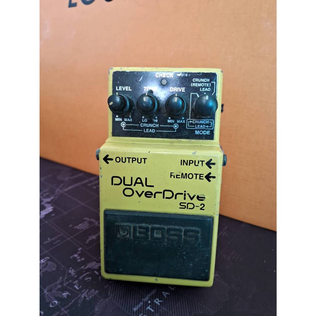 BOSS SD-2 DUAL Over Drive Guitar Effects Pedal Vintage japan เอฟเฟ