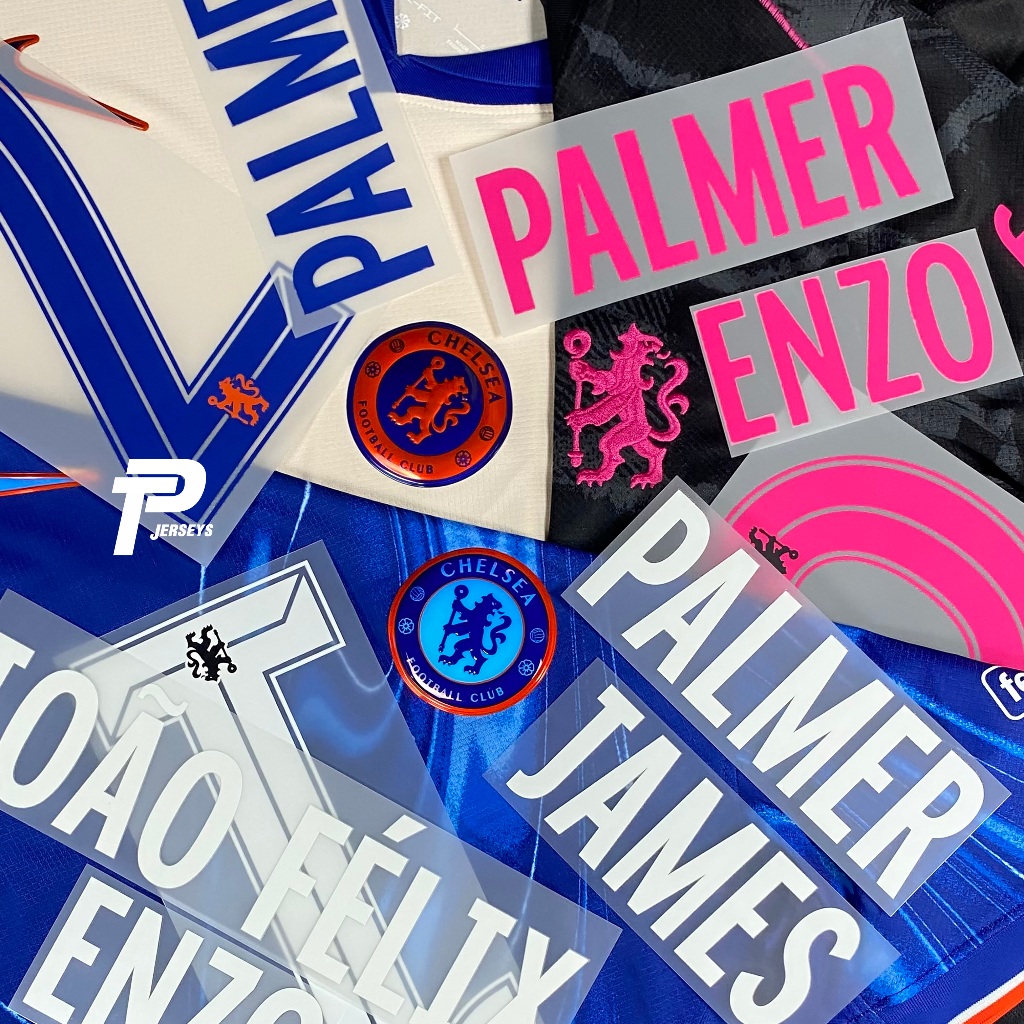 2024/25 Chelsea Home Away Third Official Name Sets | Shopee Thailand