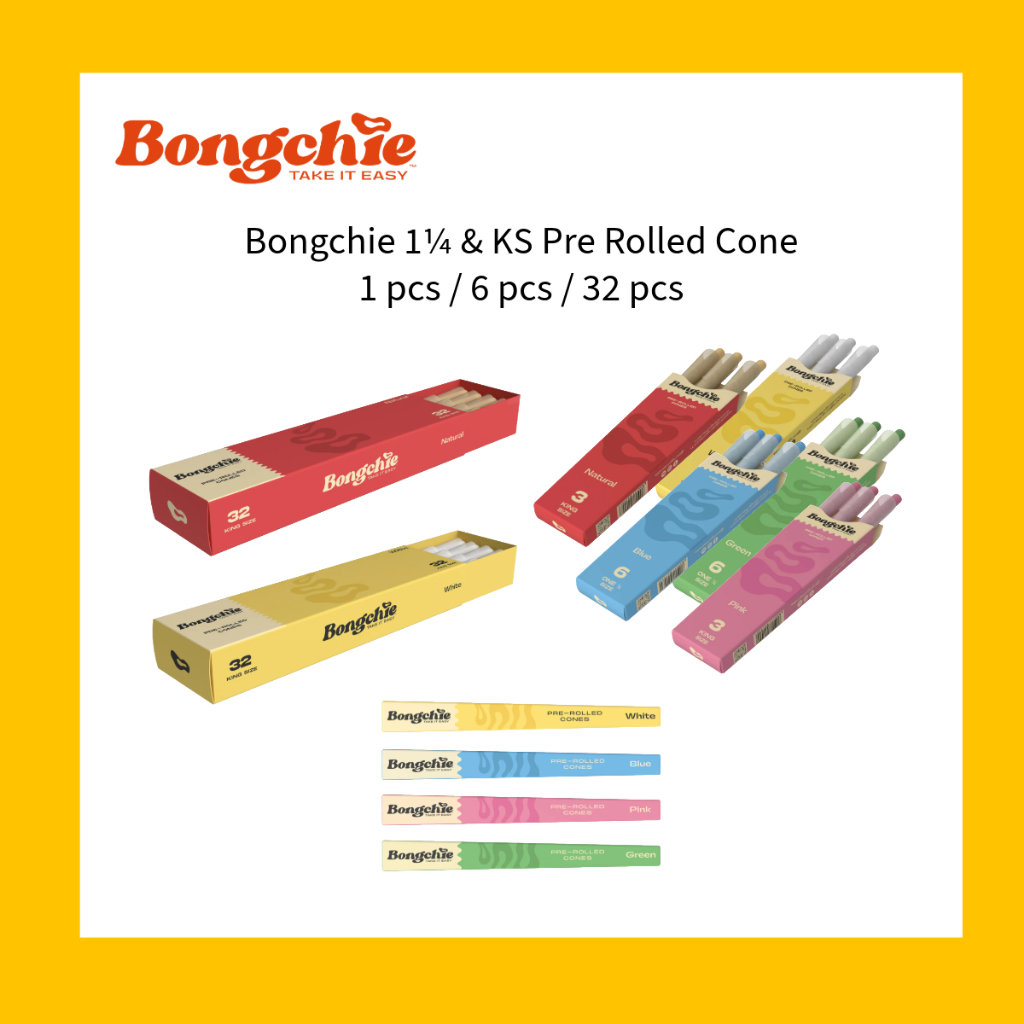 กระดาษโรลสำเร็จรูป Bongchie Pre Rolled Cone มี 2 ไซส์ให้เลือก กระดาษโรล ...