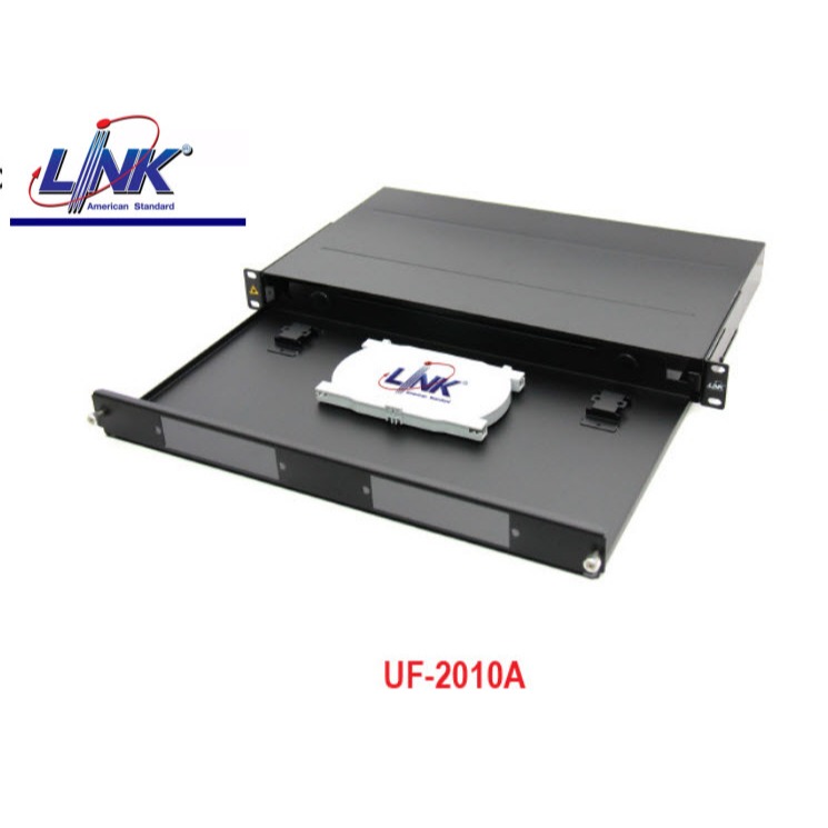 Link UF-2010A Fiber Optic Distribution 6-24F (2 Snap-In) Rack Mount ...