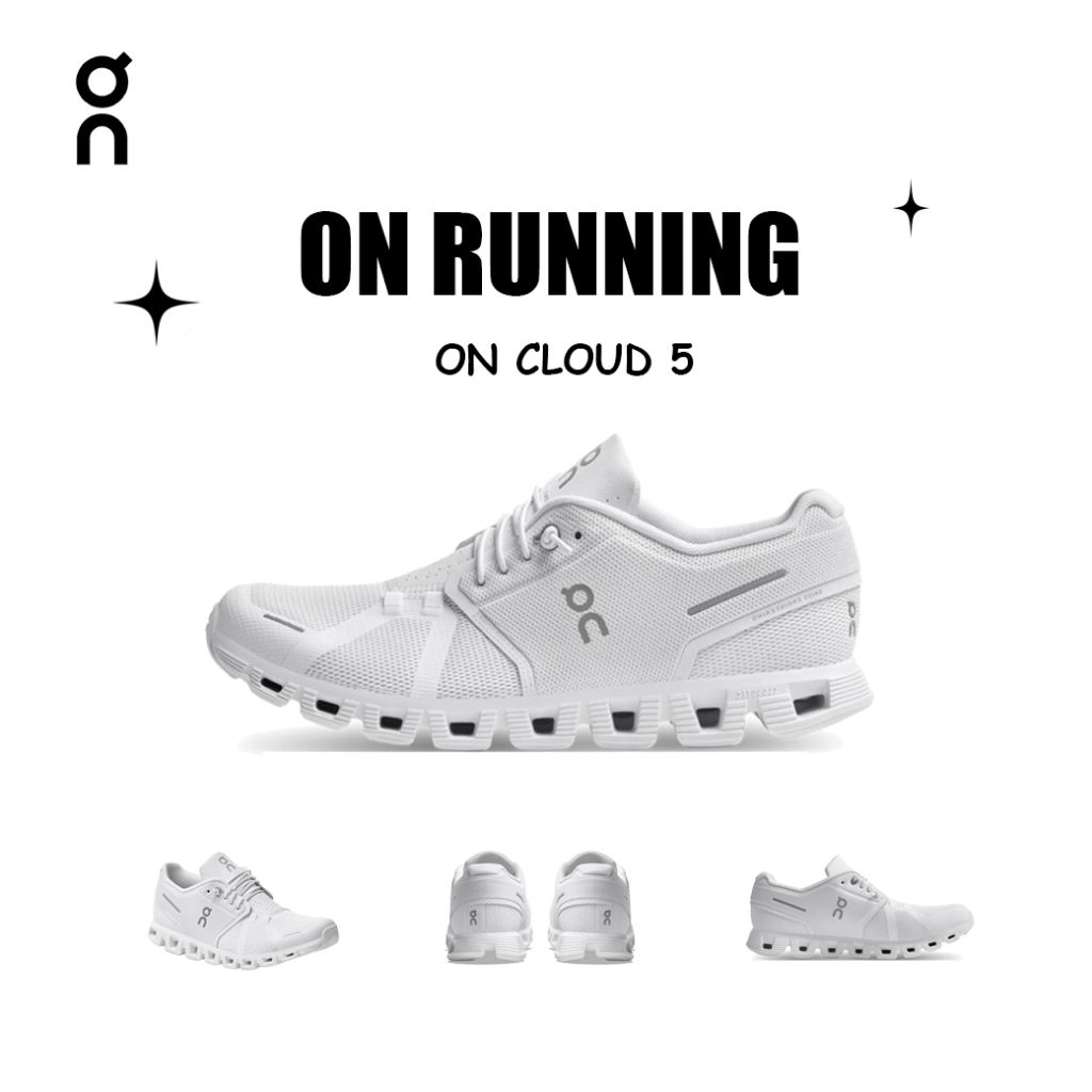 【ขายล่วงหน้า～】On Cloud 5 รองเท้า 59.98918 รองเท้าวิ่งยูนิเซ็กส์ ...